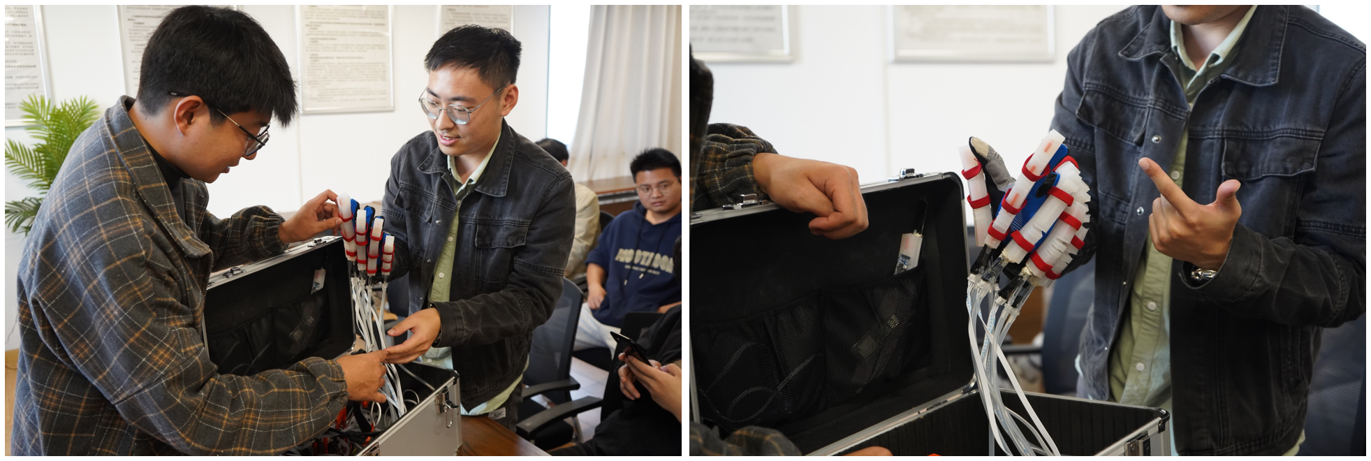 图6 同学试戴伤残手机器人.png